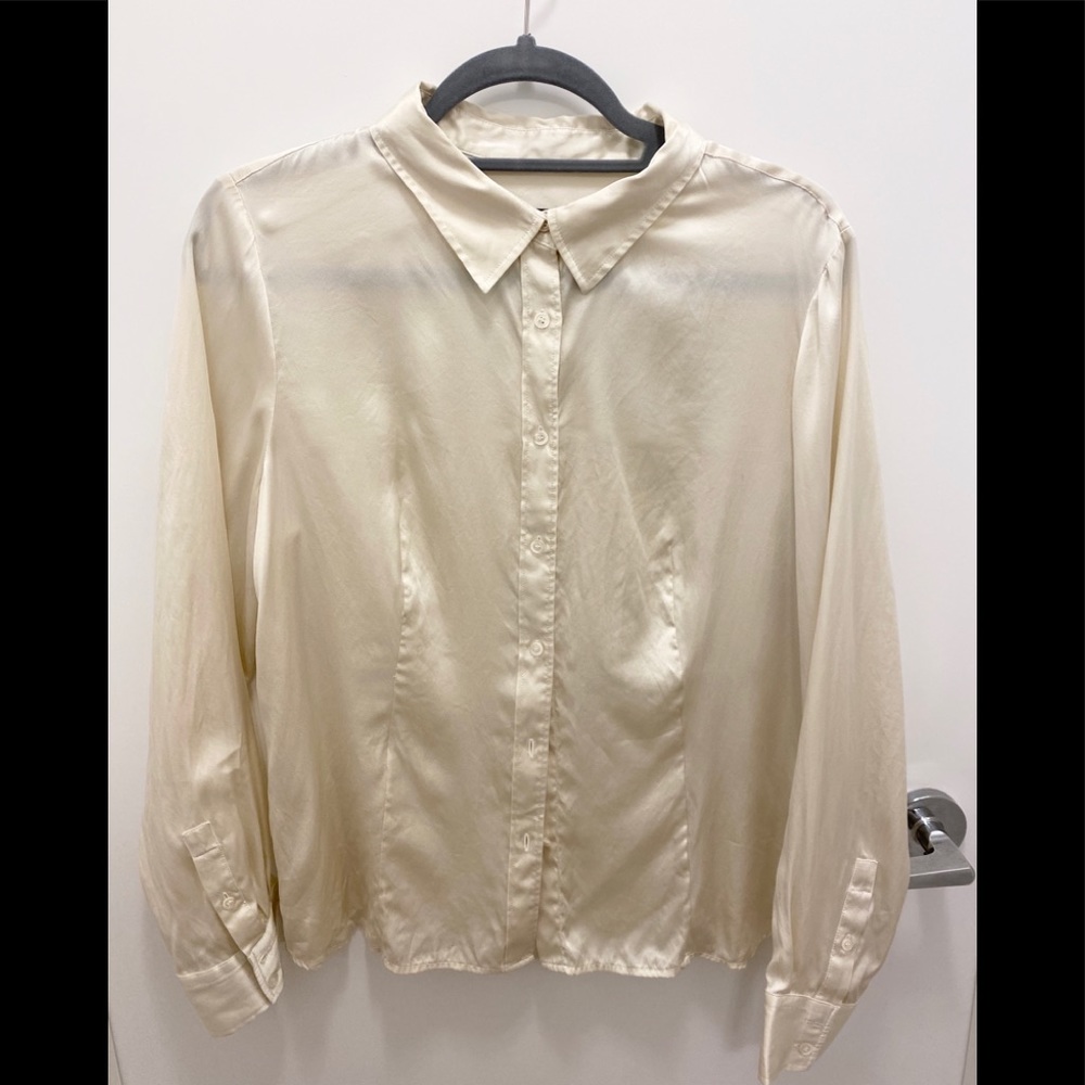 Talbots silk shirt S